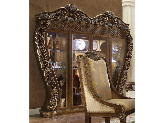 Rosalia Antique Gold & Pefect Brown China  / HD-8011 - Ornate Home