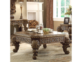 Rosalia Antique Gold & Pefect Brown Coffee Table  / HD-8011 - Ornate Home