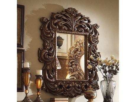 Rosalia Champagne Mirror  / HD-8011 - Ornate Home
