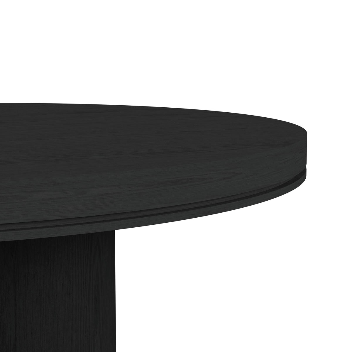 Rosalie Black 5-Piece Standard Height Dining Set with Round Table & Four Chairs - Ornate Home