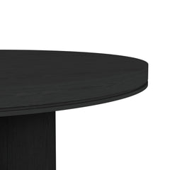 Rosalie Black 5-Piece Standard Height Dining Set with Round Table & Four Chairs