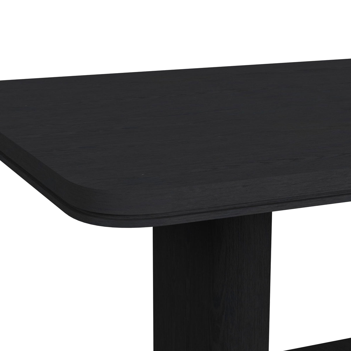Rosalie Black 5-Piece Standard Height Dining Set with Table & Four Chairs - Ornate Home