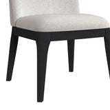 Rosalie Black 5-Piece Standard Height Dining Set with Table & Four Chairs - Ornate Home