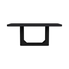 Rosalie Black 72" Rectangular Dining Table - Ornate Home
