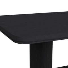 Rosalie Black 72" Rectangular Dining Table - Ornate Home