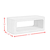 Rosalie Black Coffee Table - Ornate Home