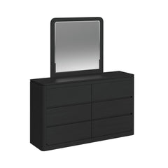 Rosalie Black Dresser & Mirror Set - Ornate Home