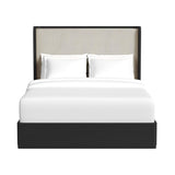 Rosalie Black Queen UPH Bed - Ornate Home