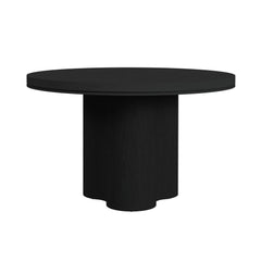 Rosalie Black Round Dining Table - Ornate Home