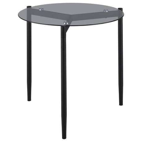 Rosalie Grey 2-piece Round Coffee and End Table Set - Ornate Home