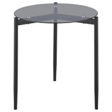 Rosalie Grey 2-piece Round Coffee and End Table Set - Ornate Home