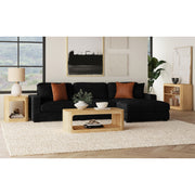 Rosalie Natural 3-Piece Occasional Table Set with Coffee Table, End Table & Sofa Table - Ornate Home