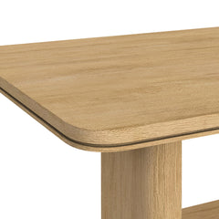 Rosalie Natural 5-Piece Standard Height Dining Set with Table & Four Chairs