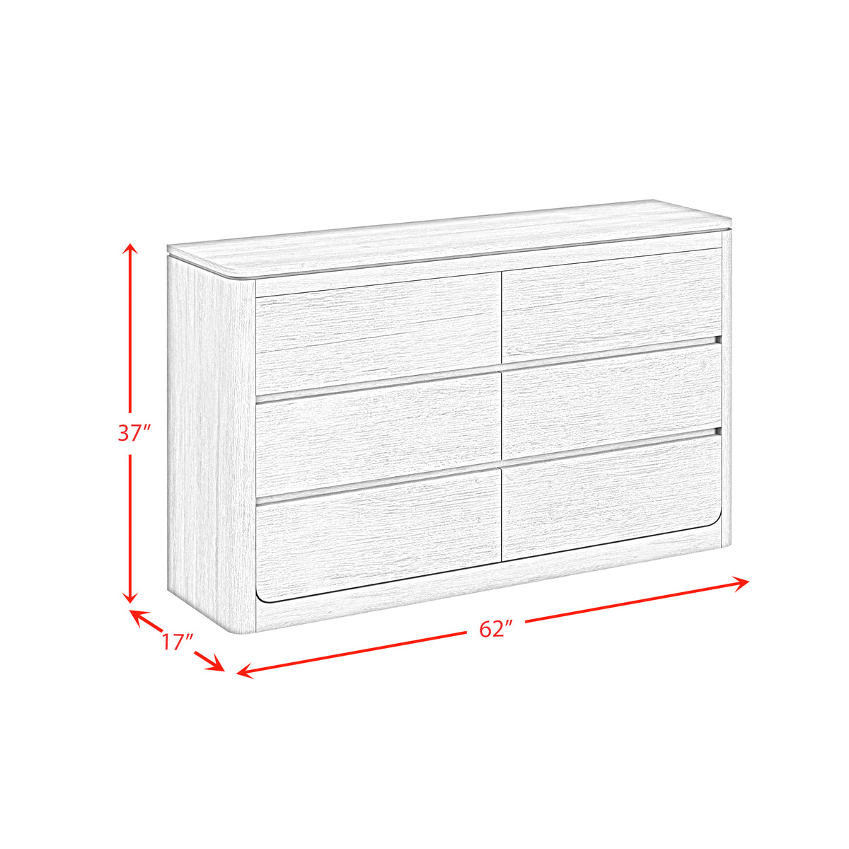 Rosalie Natural Dresser - Ornate Home