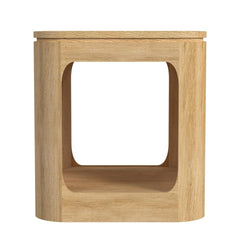 Rosalie Natural End Table - Ornate Home