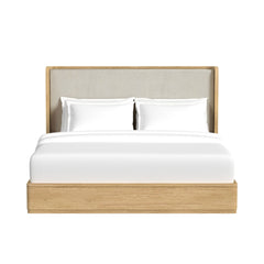 Rosalie Natural King UPH Bed - Ornate Home