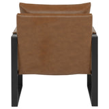 Rosalind Brown Upholstered Track Arm Accent Chair - Ornate Home
