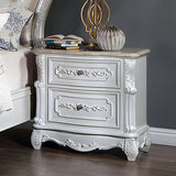 Rosalind Pearl White Nightstand - Ornate Home
