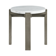 Rosamel Ash Brown Round End Table - Ornate Home