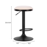 Rosco White Barstool (Set of 2)