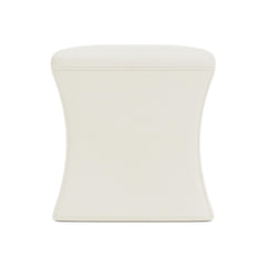 Roscoe Ivory Ottoman Without Nails - Ornate Home