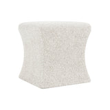 Roscoe Ivory Ottoman Without Nails - Ornate Home