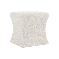 Roscoe Ivory Ottoman Without Nails - Ornate Home