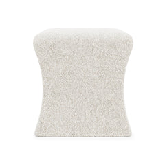 Roscoe Ivory Ottoman Without Nails - Ornate Home