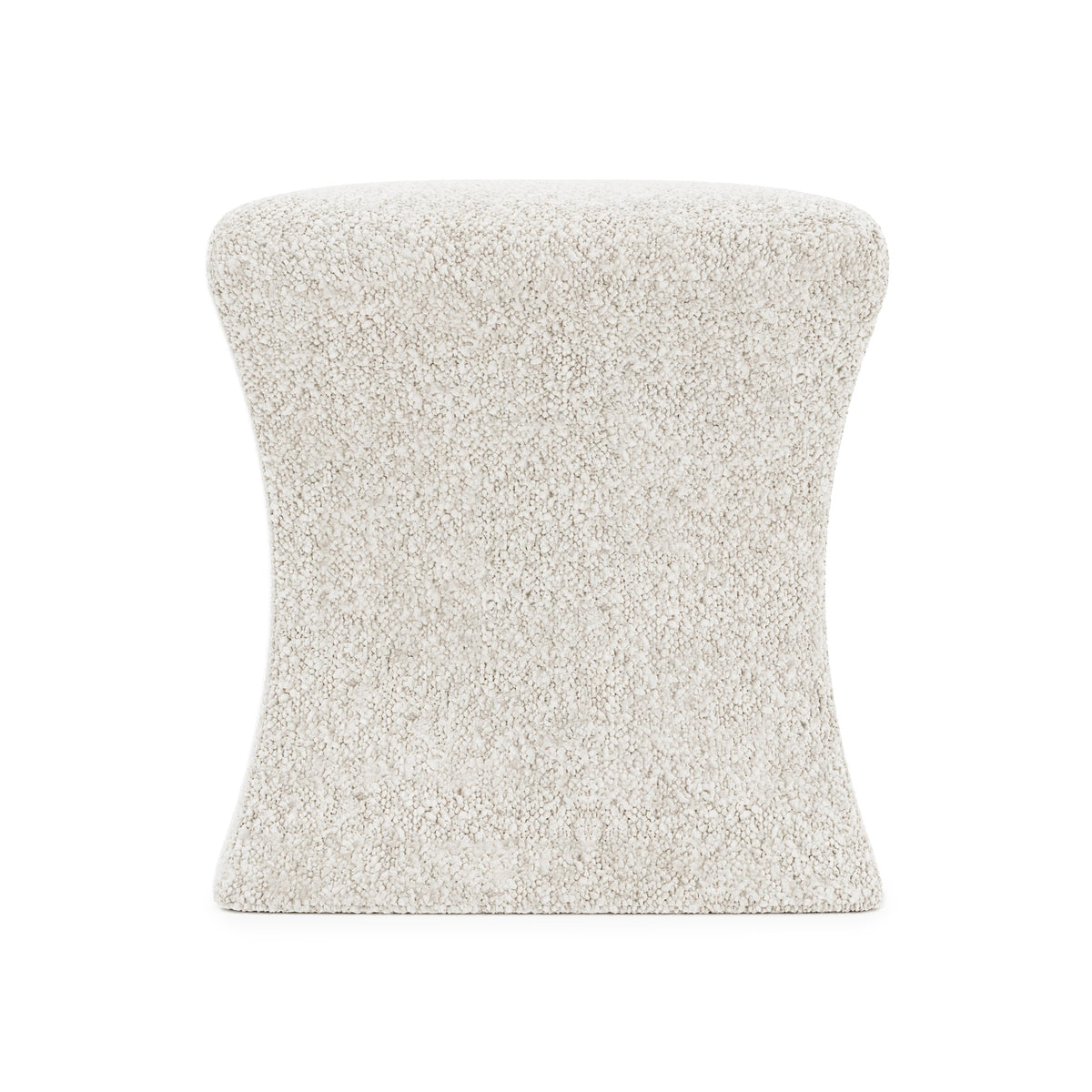 Roscoe Ivory Ottoman Without Nails - Ornate Home
