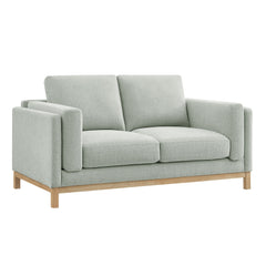 Roscoe Mist 63 inch Fabric Loveseat - Ornate Home