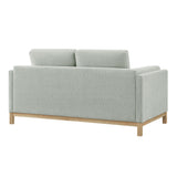Roscoe Mist 63 inch Fabric Loveseat - Ornate Home