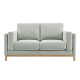 Roscoe Mist 63 inch Fabric Loveseat - Ornate Home