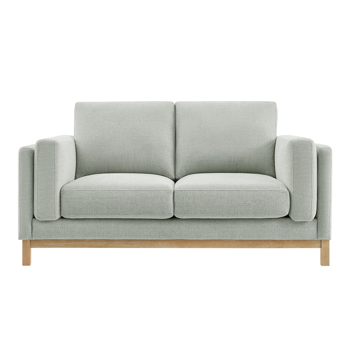 Roscoe Mist 63 inch Fabric Loveseat - Ornate Home