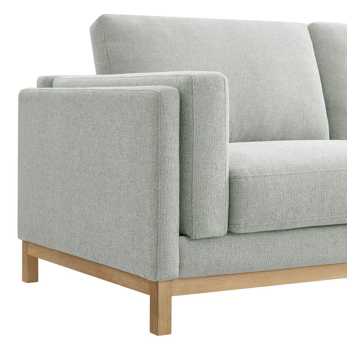 Roscoe Mist 63 inch Fabric Loveseat - Ornate Home