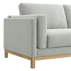 Roscoe Mist 63 inch Fabric Loveseat - Ornate Home
