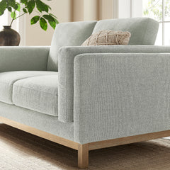 Roscoe Mist 63 inch Fabric Loveseat - Ornate Home
