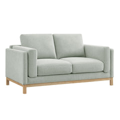 Roscoe Mist 63 inch Fabric Loveseat - Ornate Home