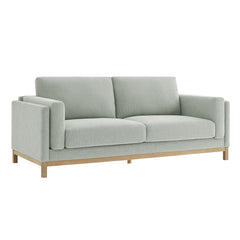 Roscoe Mist 81 inch Fabric Sofa - Ornate Home