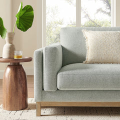 Roscoe Mist 81 inch Fabric Sofa - Ornate Home