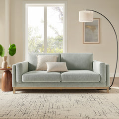 Roscoe Mist 81 inch Fabric Sofa - Ornate Home