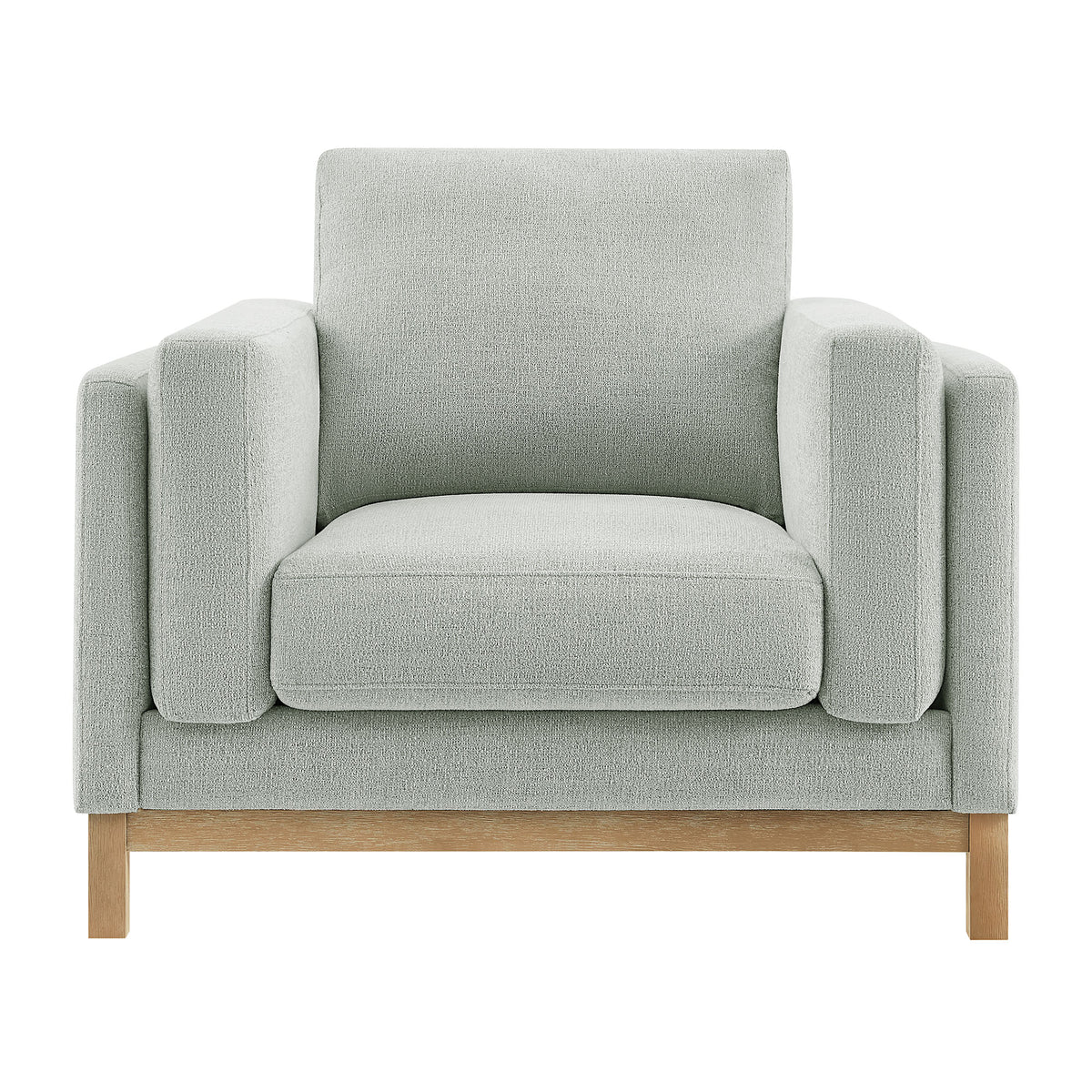 Roscoe Mist Fabric Armchair - Ornate Home