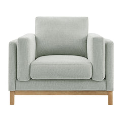 Roscoe Mist Fabric Armchair - Ornate Home