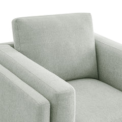Roscoe Mist Fabric Armchair - Ornate Home