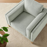 Roscoe Mist Fabric Armchair - Ornate Home