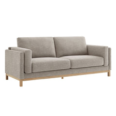 Roscoe Pewter 81 inch Fabric Sofa - Ornate Home