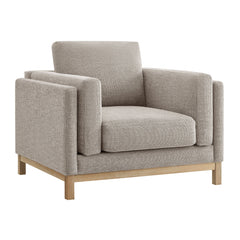 Roscoe Pewter Fabric Armchair - Ornate Home