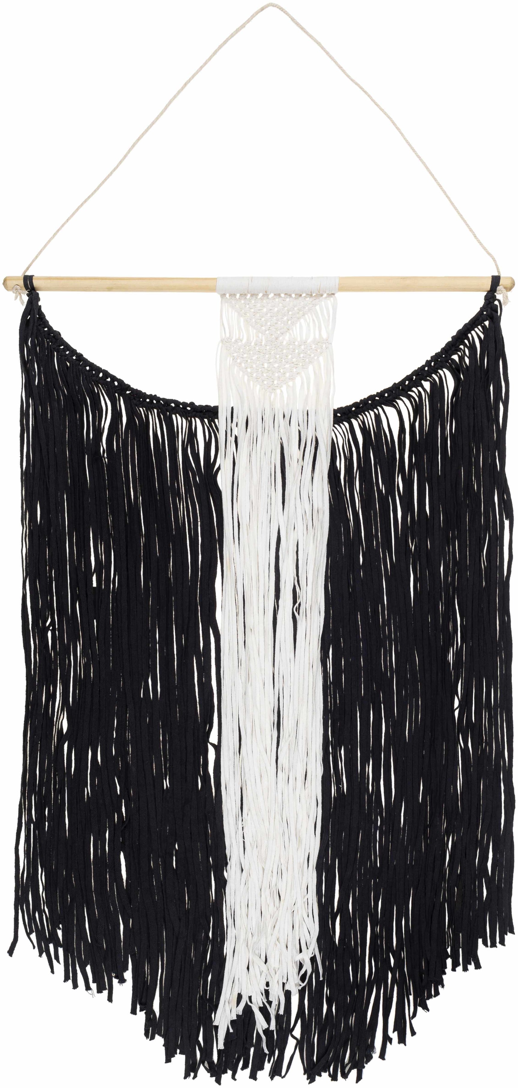 Rosebank Boho Black and White Wall Hanging - Clearance - Ornate Home