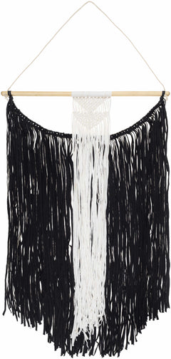 Rosebank Boho Black and White Wall Hanging - Clearance - Ornate Home