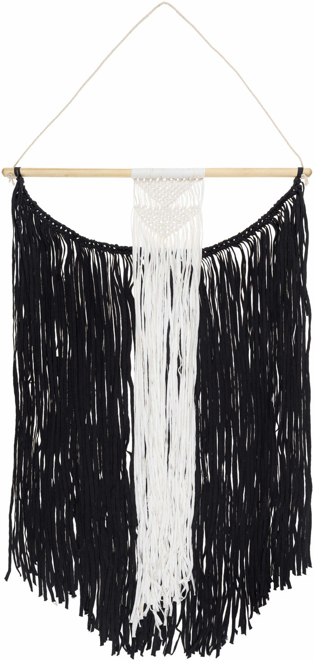 Rosebank Boho Black and White Wall Hanging - Clearance - Ornate Home