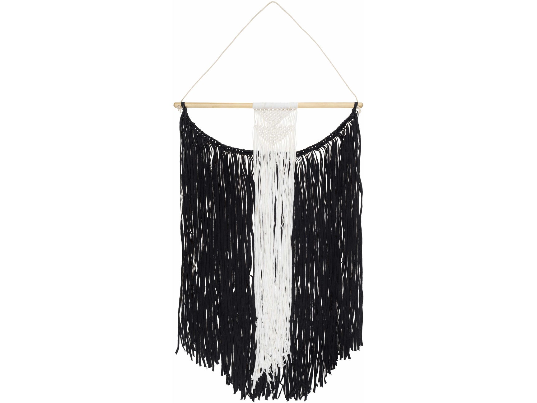 Rosebank Boho Black and White Wall Hanging - Ornate Home